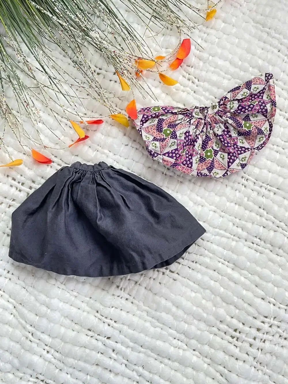 Set of 2 Vintage Dolls Skirts Doll Clothing
